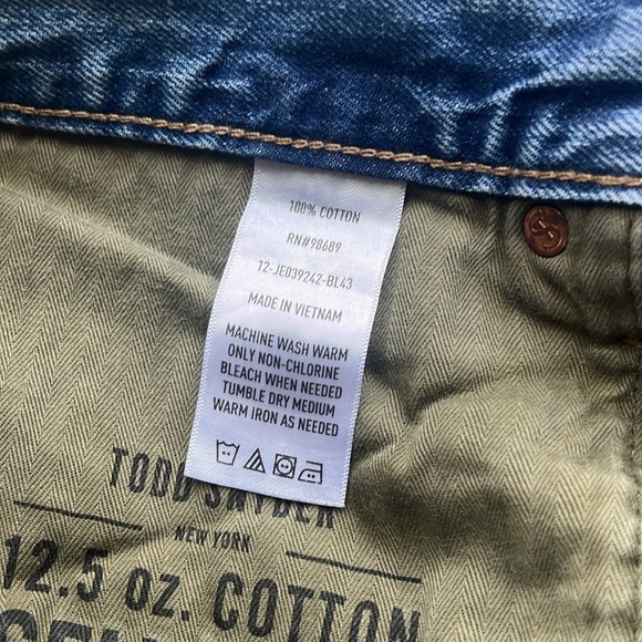 Todd Snyder | Slim Selvedge Denim Jeans 34X30 Midwash 100% Cotton - Picture 11 of 14